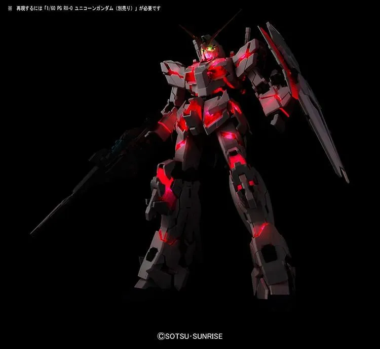 GUNDAM - Model Kit - LED UNIT PG Unicorn RX-0 1/60